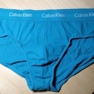 Mens CK  bright blue low rise brief sizw xl
